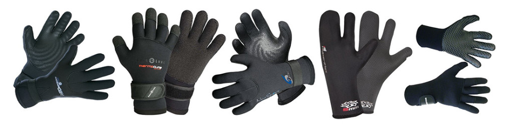 scuba diving gloves for cold water