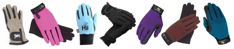 assorted horse riding gloves for kids