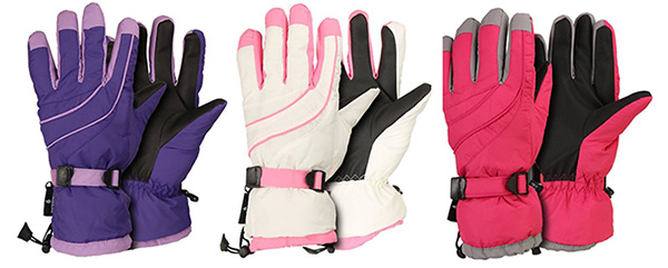 Urban Boundaries Women's Waterproof Ski Glove colors