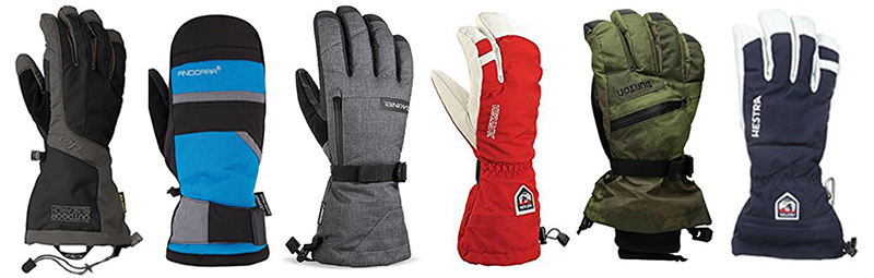ski gloves with removable liners
