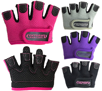 Contraband Pink Label 5537 Womens MICRO Weight Lifting Gloves
