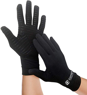 Copper Compression Full Finger Arthritis Gloves